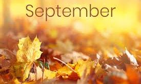Mesačný plán aktivít September
