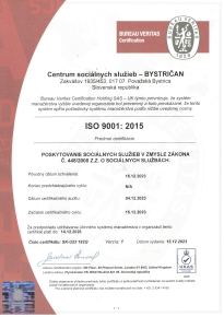 ISO Certifikát 9001