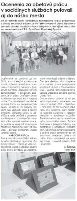Považskobystrické novinky 7/2022