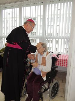 Návšteva Mons. Tomáša Galisa, žilinského biskupa