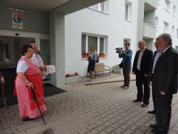 Symbolické privítanie chlebom a soľou
