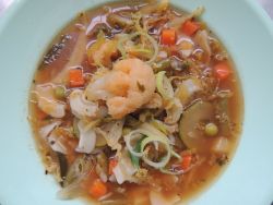 Piatok - obed (polievka Minestrone)