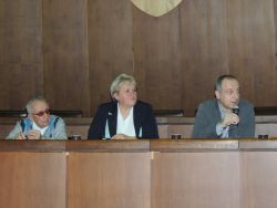 Vystúpenie spevokolu na členskej schôdzi slovenského zväzu zdravotne postihnutých považská bystrica - 05