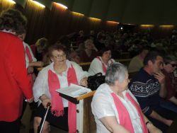 Vystúpenie spevokolu na členskej schôdzi slovenského zväzu zdravotne postihnutých považská bystrica - 08