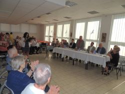Privítanie predstaviteľov mesta a obcí